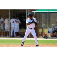 Infielder José Devers with the Miami Marlins