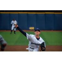 Pensacola Blue Wahoos pitcher Cody Mincey