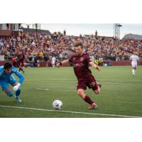 Detroit City FC forward Antoine Hoppenot vs. Atlanta United 2