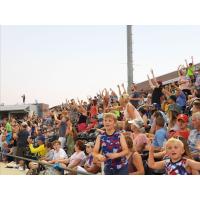 Missoula PaddleHeads fans enjoy the game