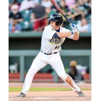 River Town at bat for the Columbia Fireflies