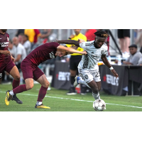 San Jose Earthquakes forward Ousseni Bouda with possession vs. Sacramento Republic FC