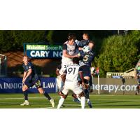 Richmond Kickers and North Carolina FC vie for the ball