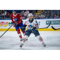 Springfield Thunderbirds center Matthew Peca vs. the Laval Rocket