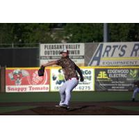 Florence Y'alls pitcher Jared Cheek delivers a pitch