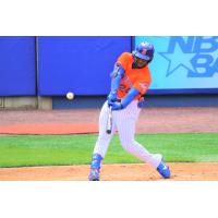 Khalil Lee extended his hitting streak to six games with two hits, including a double, for the Syracuse Mets