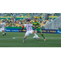 Louisville City FC corrals the ball vs. the Tampa Bay Rowdies