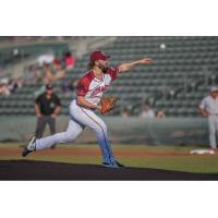 Kansas City Monarchs pitcher Lewis Thorpe delivers