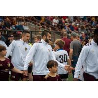 Detroit City FC enters the pitch