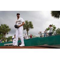 Charleston RiverDogs pitcher Sandy Gaston