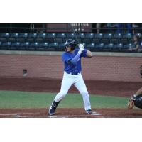 Dakota Phillips at bat for the Evansville Otters