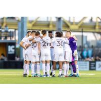 Detroit City FC huddle