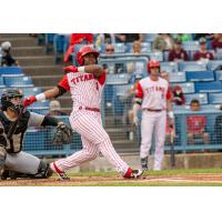 Ottawa Titans infielder Jackie Urbaez