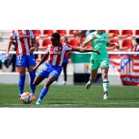 Forward Thembi Kgatlana with Atlético Madrid