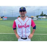 Everett AquaSox Pink in the Park jersey