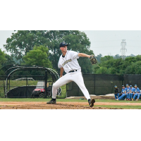 Dock Spiders starter David Hagaman on the mound