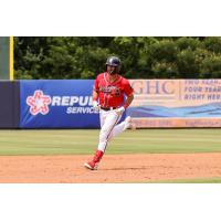 Beau Philip rounds the bases for the Rome Braves