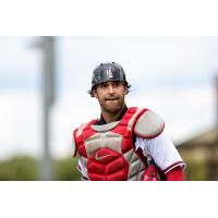 Rome Braves catcher Javier Valdes