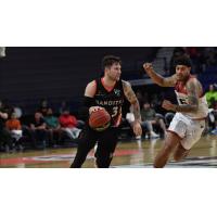 Fraser Valley Bandits with the ball against the Ottawa BlackJacks