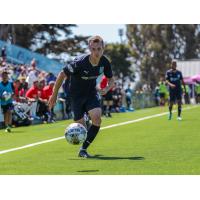 Midfielder Robbie Crawford with Monterey Bay F.C.