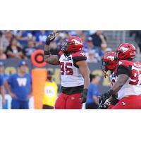 Calgary Stampeders defensive lineman Stefen Banks