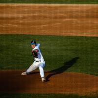 Brayden Gainey of the St. Cloud Rox on the mound