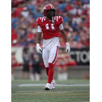 Calgary Stampeders defensive back Raheem Wilson