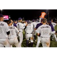 Pensacola Blue Wahoos celebrating win