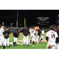 Fayetteville Woodpeckers celebrate victory