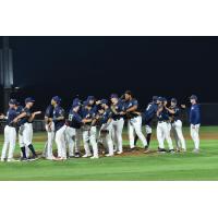 Tri-City Dust Devils celebrate win