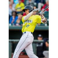 Columbia Fireflies third baseman Mark Vientos