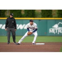 Tacoma Rainiers' Drew Ellis in action