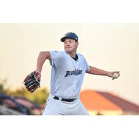 Pensacola Blue Wahoos' Dax Fulton in action