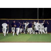 Pensacola Blue Wahoos celebrate win