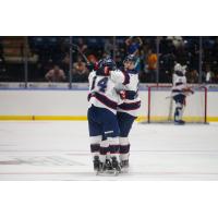 Saginaw Spirit celebrate win