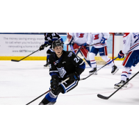 Victoria Royals' Luke Shipley in action