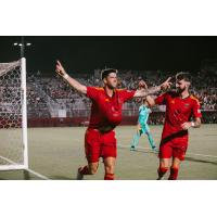 Phoenix Rising FC celebrates win