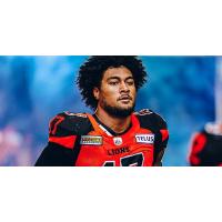 B.C. Lions defensive lineman Sione Teuhema