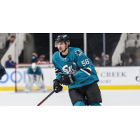 Forward Dillon Hamaliuk with the San Jose Barracuda