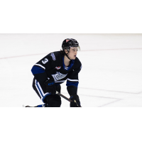 Victoria Royals' Justin Kipkie on the ice