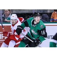 Texas Stars' Fredrik Karlstrom In Action