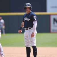 Somerset Patriots outfielder Elijah Dunham