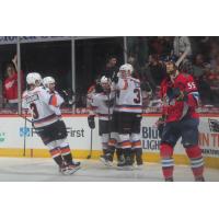 Lehigh Valley Phantoms celebrate win