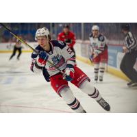 Defenseman Hunter Skinner with the Hartford Wolf Pack