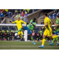 Seattle Sounders forward Sam Adeniran