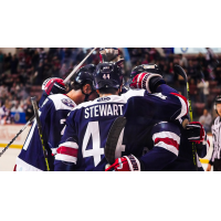 South Carolina Stingrays' Chase Stewart Celebrates Win With Team