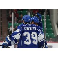 Syracuse Crunch's Gage Goncalves on the ice