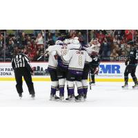 Tucson Roadrunners celebrate win