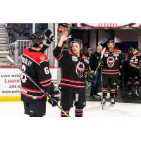 Birmingham Bulls exchange high fives