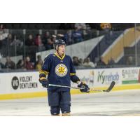 Defenseman Carter Robertson with the Norfolk Admirals